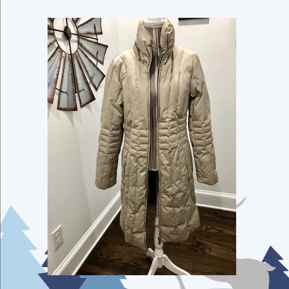 Womens St John’s Bay long heavy Puffer Coat, Large - Picture 1 of 6